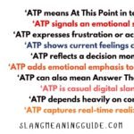 ATP Meaning in Text: The Complete Slang Guide for 2026 ATP Meaning in Text: The Complete Slang Guide for 2026