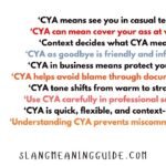CYA Meaning in Text: What It Really Means and How to Use It