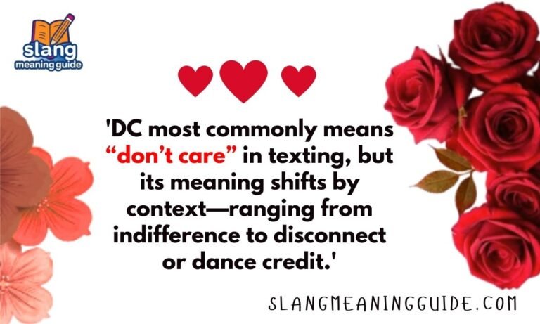 DC Meaning in Text: Complete Guide to Usage, Context, and Tone