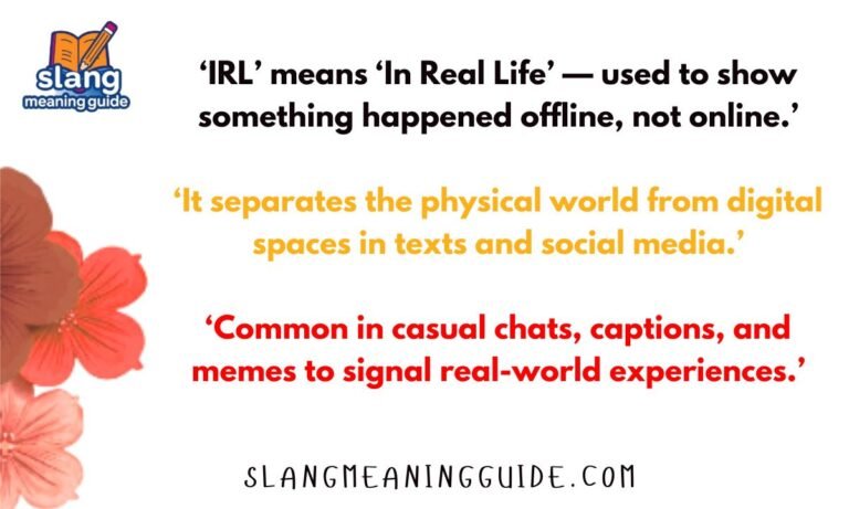 IRL Meaning: The Texting Slang Term Everyone's Using