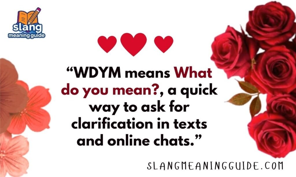 WDYM Mean: Complete Guide to Texting, Slang & Online Chats