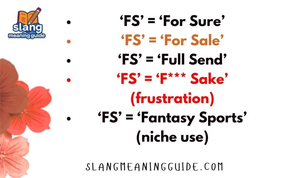 What Does FS Mean in Texting? Full Guide