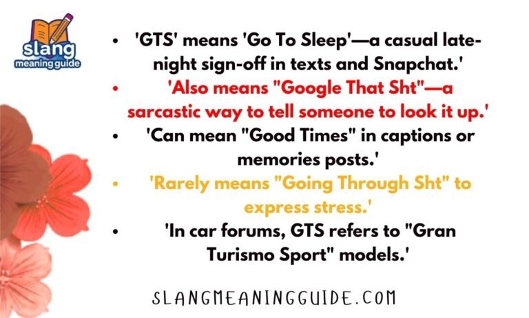 What Does GTS Mean in Text? The Complete Guide