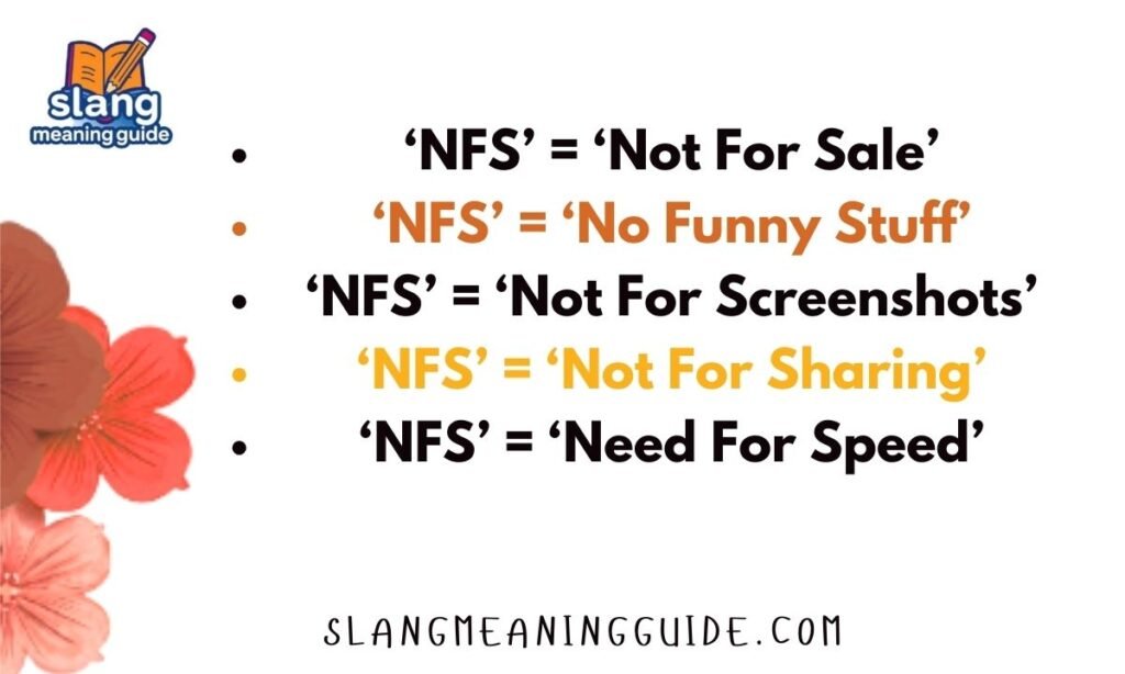 What Does NFS Mean in Texting? Complete Guide