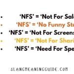 What Does NFS Mean in Texting? Complete Guide