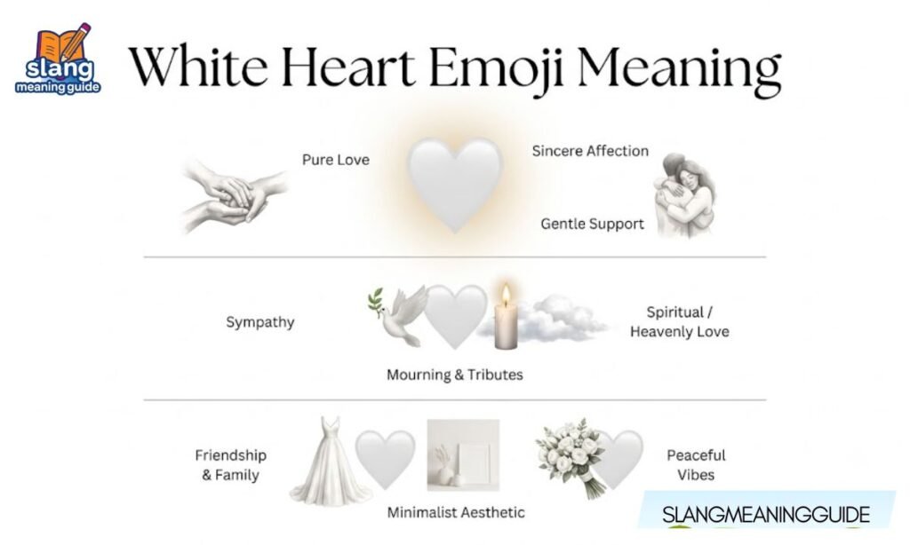 White Heart Emoji Meaning: What 🤍 Really Says