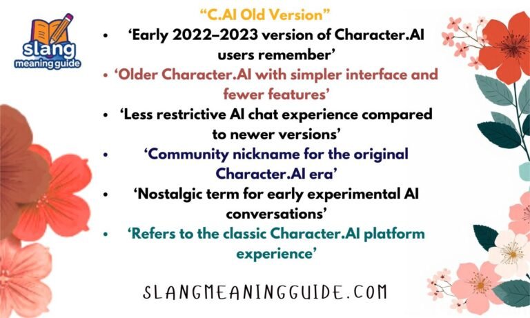 C.AI Old Version: What Changed and Why Users Still Miss It