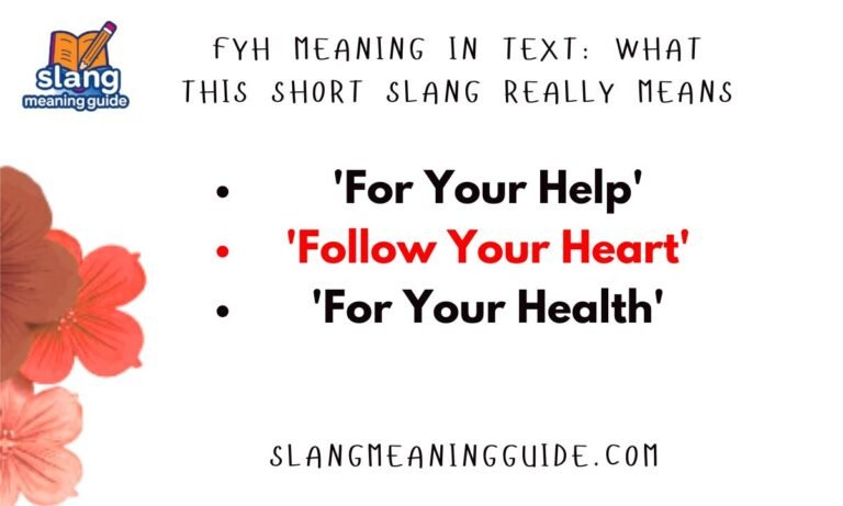 FYH Meaning in Text: What This Short Slang Really Means