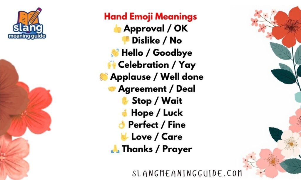 Hand Emoji Meanings: Hidden Signals You Might Be Sending Without Knowing