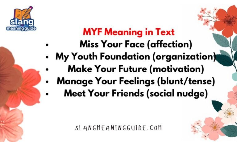 MYF Meaning in Text: What It Really Means and How to Use It
