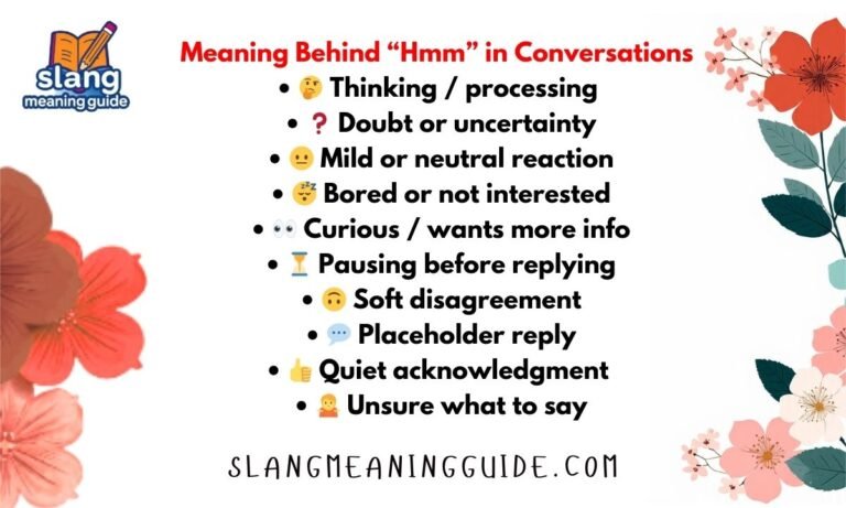 Meaning Behind “Hmm” in Conversations