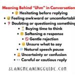 Meaning Behind “Uhm” in Conversations