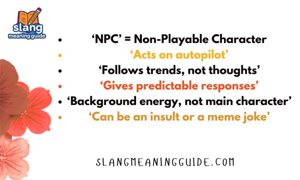 NPC Slang Meaning: What Does NPC Mean in Gen Z & TikTok?
