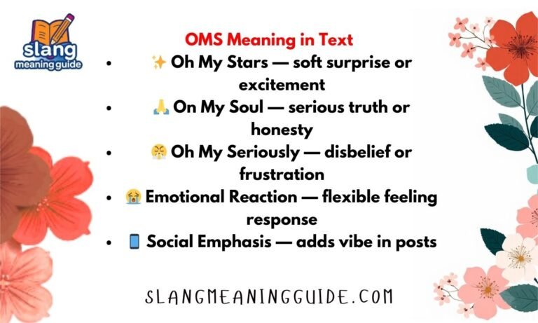 OMS Meaning in Text Decode This Trending Chat Slang