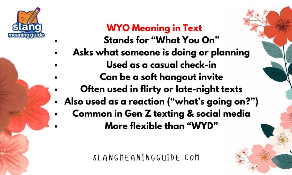 WYO Meaning: The Slang Term Everyone's Texting But Not Everyone Understands