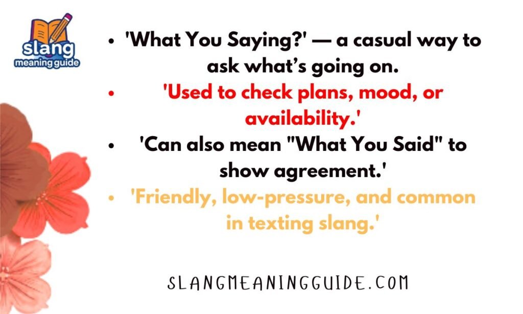 WYS: The Slang Term Everyone's Using But Few Know