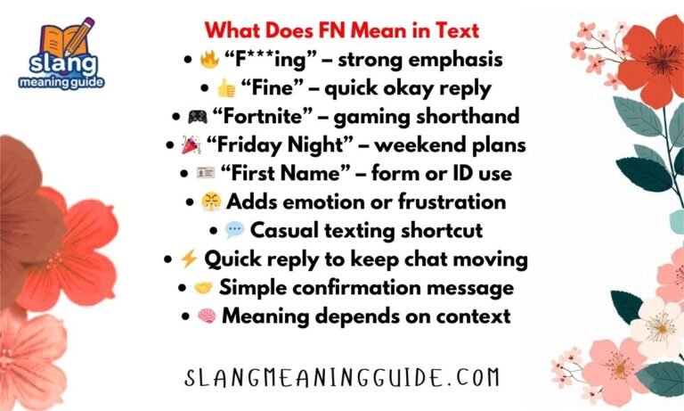 What Does FN Mean in Text: Full Breakdown
