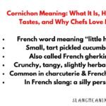 Cornichon Meaning: What It Is, How It Tastes, and Why Chefs Love It Cornichon Meaning: What It Is, How It Tastes, and Why Chefs Love It