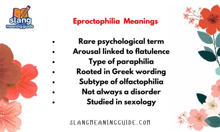 Eproctophilia Meaning: What This Rare Term Really Means