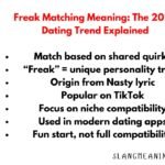 Freak Matching Meaning: The 2026 Dating Trend Explained Freak Matching Meaning: The 2026 Dating Trend Explained