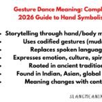 Gesture Dance Meaning: Complete 2026 Guide to Hand Symbolism