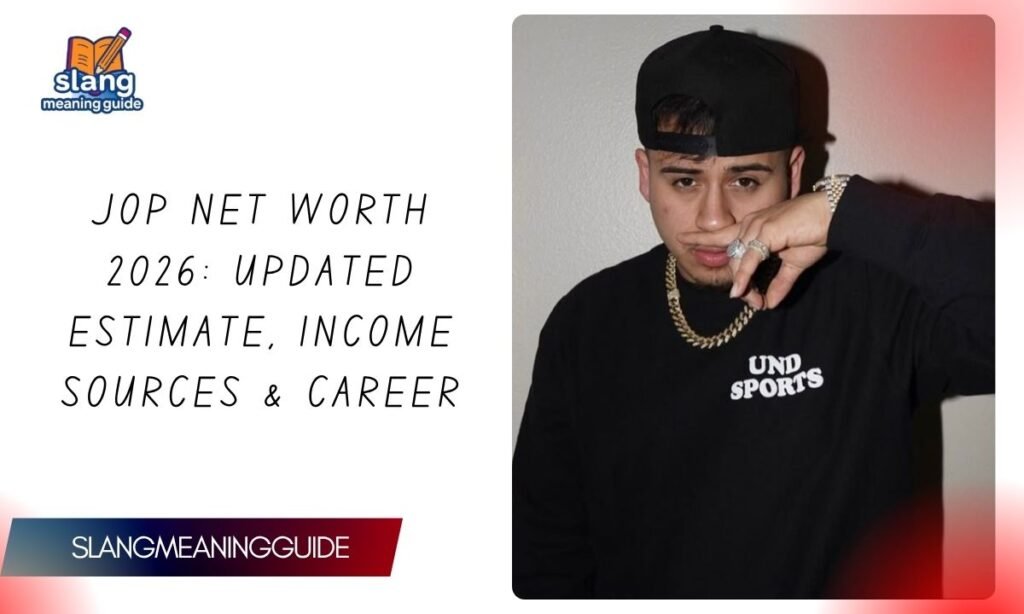 JOP Net Worth 2026: Updated Estimate, Income Sources & Career
