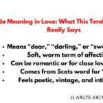 Jo Meaning in Love: What This Tender Word Really Says