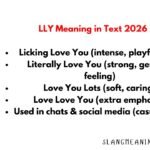 LLY Mean in Text 2026: What Does LLY Stand For in Chat?