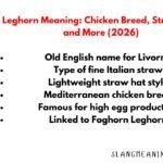 Leghorn Meaning: Chicken Breed, Straw Hat, and More (2026)