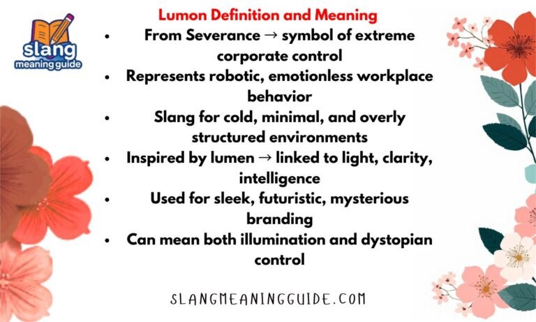 Lumon Definition and Meaning: What This Word Really Stands For