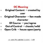 OC Meaning in Text: What It Really Stands For OC Meaning in Text: What It Really Stands For
