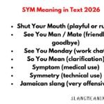 SYM Meaning in Text 2026: What Does SYM Stand For in Chat?