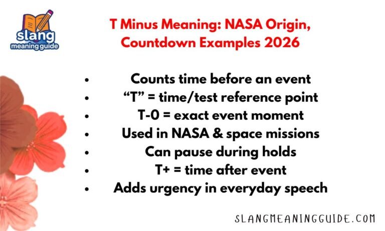 T Minus Meaning: NASA Origin, Countdown Examples 2026