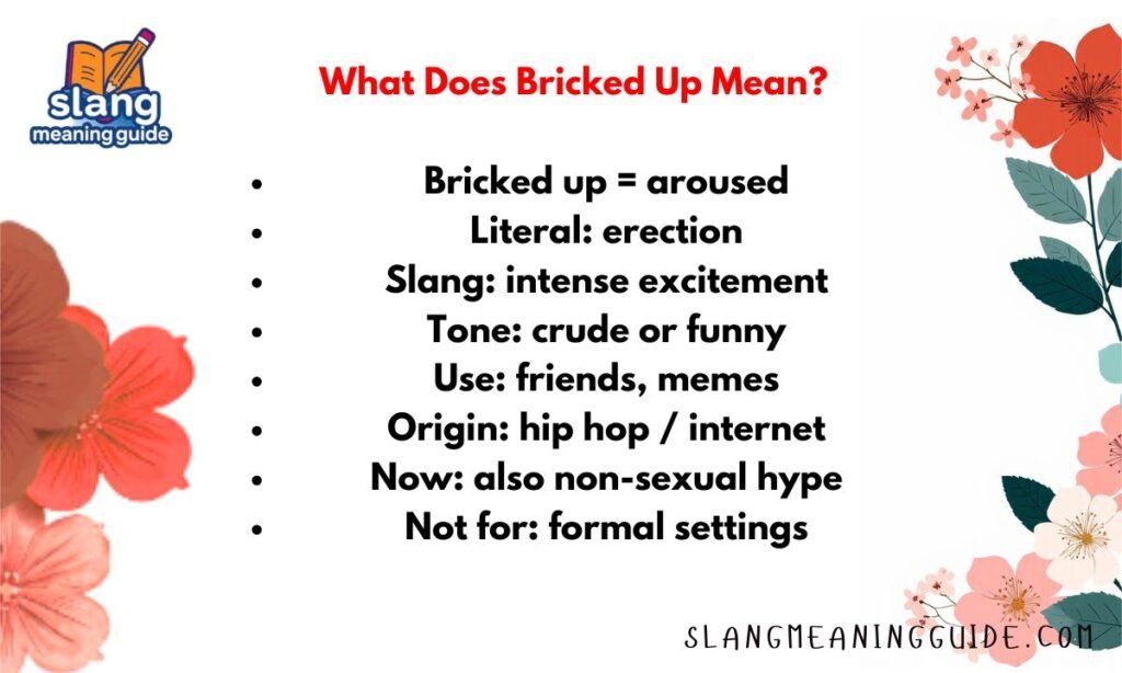 What Does Bricked Up Mean? The Slang Explained Clearly