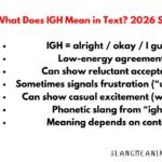 What Does IGH Mean in Text? 2026 Slang Guide