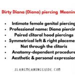 What Is a Dirty Diana Piercing: Meaning Explained
