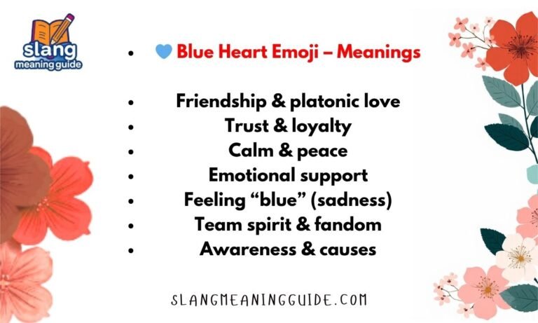 💙 Blue Heart Emoji Meaning: What It Really Signals