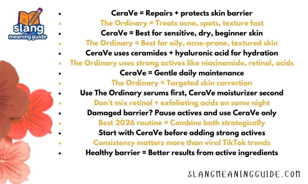 CeraVe vs The Ordinary: Which Is Better for Gen Z Women in 2026?