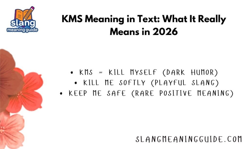 KMS Meaning in Text: What It Really Means in 2026