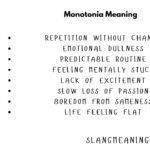 Monotonia Meaning: Definition, Song, Synonyms & Examples (2026) Monotonia Meaning: Definition, Song, Synonyms & Examples (2026)