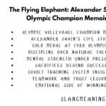 The Flying Elephant: Alexander Savin's Olympic Champion Memoir The Flying Elephant: Alexander Savin's Olympic Champion Memoir