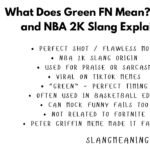 What Does Green FN Mean? TikTok and NBA 2K Slang Explained