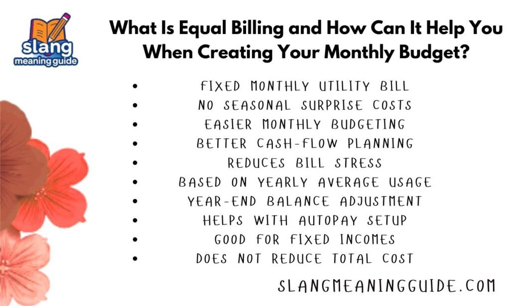 What Is Equal Billing and How Can It Help You When Creating Your Monthly Budget?