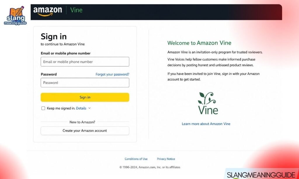 Amazon Vine Login: How To Access Your Vine Account (2026)