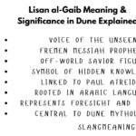 Lisan al-Gaib Meaning & Significance in Dune Explained Lisan al-Gaib Meaning & Significance in Dune Explained