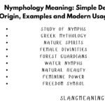 Nymphology Meaning: Simple Definition, Origin, Examples and Modern Usage (2026) Nymphology Meaning: Simple Definition, Origin, Examples and Modern Usage (2026)