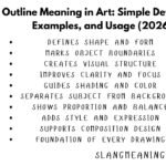 Outline Meaning in Art: Simple Definition, Examples, and Usage (2026) Outline Meaning in Art: Simple Definition, Examples, and Usage (2026)