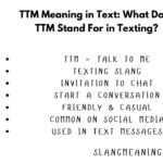 TTM Meaning in Text: What Does TTM Stand For in Texting? TTM Meaning in Text What Does TTM Stand For in Texting